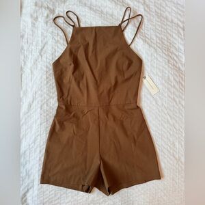 Maeve low back romper from Anthropologie XXS